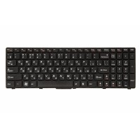 Клавиатура ноутбука PowerPlant Lenovo B570, B590, V570 черный, черный фрейм (KB311538)