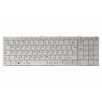 Клавиатура ноутбука PowerPlant TOSHIBA Satellite C850, C870 белый, белый фрейм (KB311781)