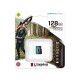 Карта памяти Kingston 128GB microSD class 10 UHS-I U3 A2 Canvas Go Plus (SDCG3/128GBSP)