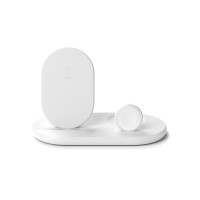 Зарядное устройство Belkin 3-in-1 Wireless Pad/Stand/Apple Watch, white (WIZ001VFWH)