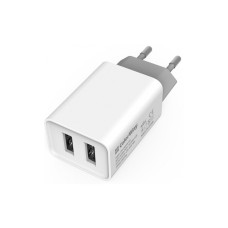 Зарядное устройство ColorWay 2USB AUTO ID 2.1A (10W) (CW-CHS015-WT)