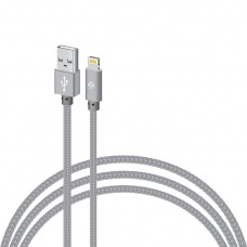 Дата кабель USB 2.0 AM to Lightning 1.0m CBGNYL1 grey Intaleo (1283126477652)