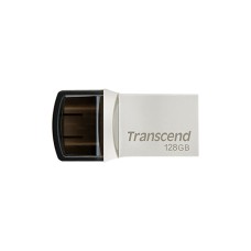 USB флеш накопичувач Transcend 128GB JetFlash 890 Silver USB 3.1/Type-C (TS128GJF890S)