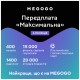 Карта активации ТВ Megogo «ТВ и Кино: Оптимальная (Карта)» на 6 месяцев