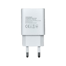 Зарядний пристрій Florence 1USB 2A + Lightning cable white (FL-1020-WL)