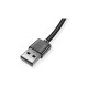 Дата кабель USB 2.0 AM to Type-C 2.0m Nets T-C801 Black T-Phox (T-C801(2) black)