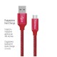 Дата кабель USB 2.0 AM to Type-C 2.0m red ColorWay (CW-CBUC008-RD)