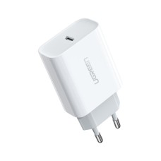 Зарядное устройство Ugreen CD137 Type-C PD 20W Charger (White) (60450)