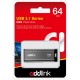 USB флеш накопитель AddLink 64GB U65 Gray USB 3.1 (ad64GBU65G3)