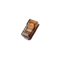 Коннектор Merlion RJ45 cat.5e UTP 8P8C Brown 100 шт (RJ45ML-BN / 05356)