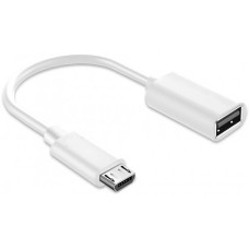 Дата кабель OTG USB 2.0 AF to Micro 5P white XoKo (XK-AC130-WH)