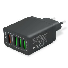 Зарядное устройство XoKo QC-405 4 USB 6.2A Black (QC-405-BK)