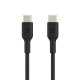 Дата кабель USB-С - USB-С, PVC, 1m, black Belkin (CAB003BT1MBK)