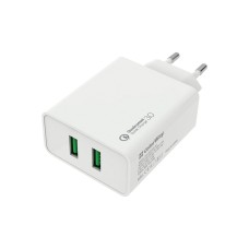 Зарядное устройство ColorWay 2USB Quick Charge 3.0 (36W) (CW-CHS017Q-WT)