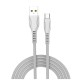 Дата кабель USB 2.0 AM to Micro 5P 1.0m line-drawing white ColorWay (CW-CBUM028-WH)