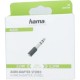 Переходник 6.3 mm Jack - 3.5 mm Jack Stereo Black Hama (00205194)