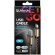 Дата кабель USB 2.0 AM to Micro 5P 1.0m USB08-03T gold Defender (87800)