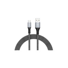 Дата кабель USB 2.0 AM to Type-C 1.0m Jagger T-C814 Grey T-Phox (T-C814 grey)