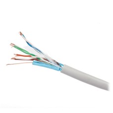 Кабель мережевий Kingda UTP 305м, cat 5e, CU, 4 pairs, 24AWG, PVC, white (KDUT8001)