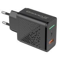 Зарядное устройство Grand-X Fast Charge 3-в-1 Quick Charge 3.0, FCP, AFC, 18W CH-650 (CH-650)