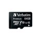 Карта памяти Verbatim 64GB microSDHC Class 10 (44084)