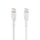 Дата кабель USB-С - USB-С, PVC, 1m, white Belkin (CAB003BT1MWH)