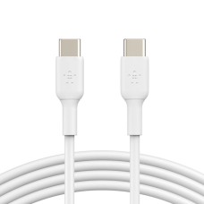 Дата кабель USB-С - USB-С, PVC, 1m, white Belkin (CAB003BT1MWH)