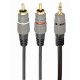 Кабель мультимедийный 3.5 Jack to 2RCA 1.5m Cablexpert (CCA-352-1.5M)