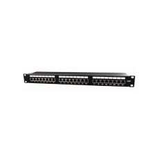 Патч-панель 19" 24xRJ-45 FTP cat.6, 1U, тип 110 Cablexpert (NPP-C624-002)