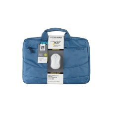 Сумка для ноутбука Tucano 15.6" SLIM BAG IDEALE + Wireless mouse, Blue (BU-BIDEA-WM-Z)