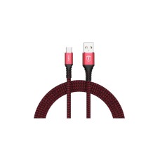 Дата кабель USB 2.0 AM to Type-C 1.0m Jagger T-C814 Red T-Phox (T-C814 red)