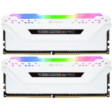 Модуль памяти для компьютера DDR4 16GB (2x8GB) 3200 MHz Vengeance RGB Pro White Corsair (CMW16GX4M2C3200C16W)