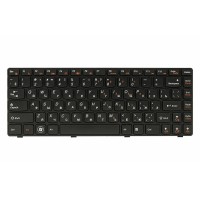 Клавиатура ноутбука PowerPlant Lenovo IdeaPad G470 черный, черный фрейм (KB311897)