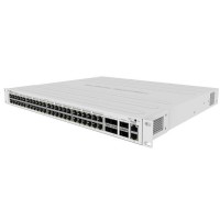 Комутатор Mikrotik CRS354-48P-4S+2Q+RM, 48xGE PoE+,4xSFP+, 2xQSFP+, 750W max, L3