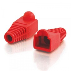 Ковпачок конектора RJ-45 Red (100 шт/уп.) Merlion (CPRJ45ML-RD)