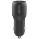 Зарядное устройство Belkin Car Charger 24W Dual USB-A black (CCB001BTBK)