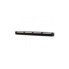 Патч-панель 19" 24xRJ-45 UTP cat.6, 1U, тип 110 Cablexpert (NPP-C624CM-001)