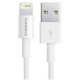 Зарядний пристрій Florence 2USB 2A + Lightning cable white (FL-1021-WL)