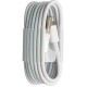 Зарядний пристрій Florence 2USB 2A + Lightning cable white (FL-1021-WL)