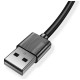 Дата кабель USB 2.0 AM to Micro 5P 2.0m Nets T-M801 Black T-Phox (T-M801(2) black)