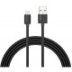 Дата кабель USB 2.0 AM to Micro 5P 2.0m Nets T-M801 Black T-Phox (T-M801(2) black)