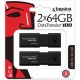 USB флеш накопитель Kingston 2x64GB DataTraveler 100 G3 USB 3.0 (DT100G3/64GB-2P)