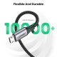 Дата кабель USB 2.0 AM to Micro 5P 1.0m US290 Aluminum Braid Black Ugreen (60146)