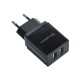 Зарядное устройство Florence 2USB 2A + microUSB cable black (FL-1021-KM)