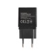 Зарядное устройство Florence 2USB 2A + microUSB cable black (FL-1021-KM)