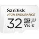 Карта пам'яті SanDisk 32GB microSDHC class 10 UHS-I U3 V30 High Endurance (SDSQQNR-032G-GN6IA)