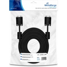 Кабель мультимедійний VGA 15.0m ferrite Mediarange (MRCS112)