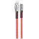 Дата кабель USB 2.0 AM to Lightning 1.0m zinc alloy red ColorWay (CW-CBUL010-RD)