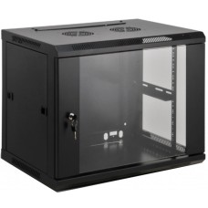 Шафа настінна Kingda 6U 19" 600x600 RAL9004 (KD-007-6606)