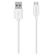 Зарядний пристрій Florence 2USB 2A + microUSB cable white (FL-1021-WM)